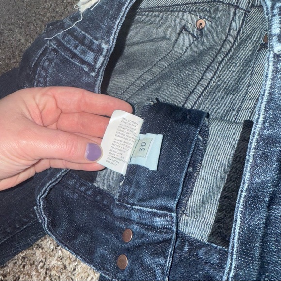 HUDSON Y2K Dark Blue Wash Low Rise Flare Bootcut Denim Jeans Women’s Size 30 - Picture 12 of 12